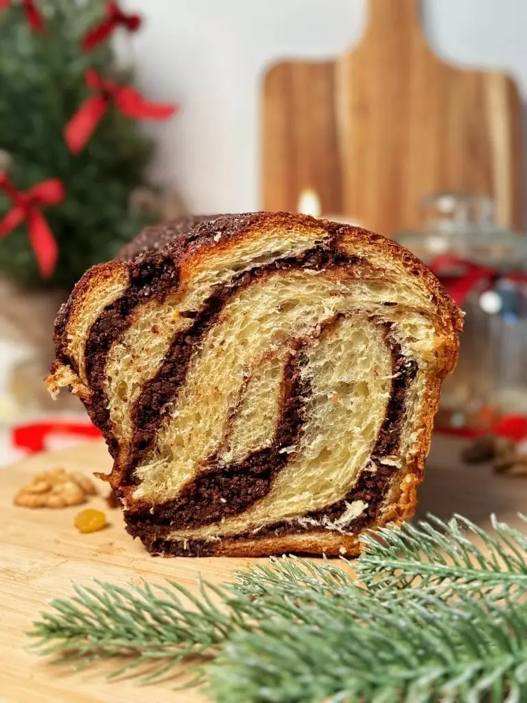 Felie de cozonac Babka